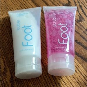 Foot butter and scrub